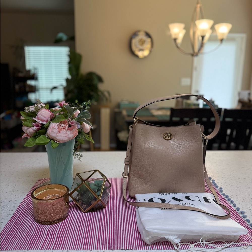 Coach Willow Bucket Bag in Blush Pink